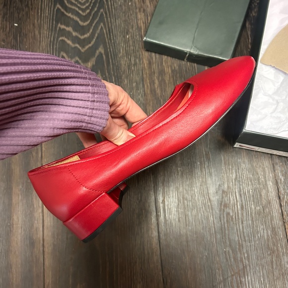 Anthropologie Silent D Red Ballet Pump - Picture 9 of 9